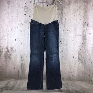 7 For All Mankind Dark Blue Flare Jeans